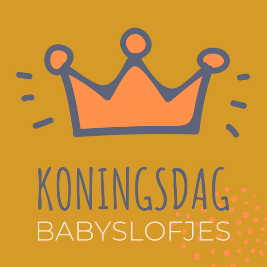 Koningsdag babyslofjes Nederlandse vlag