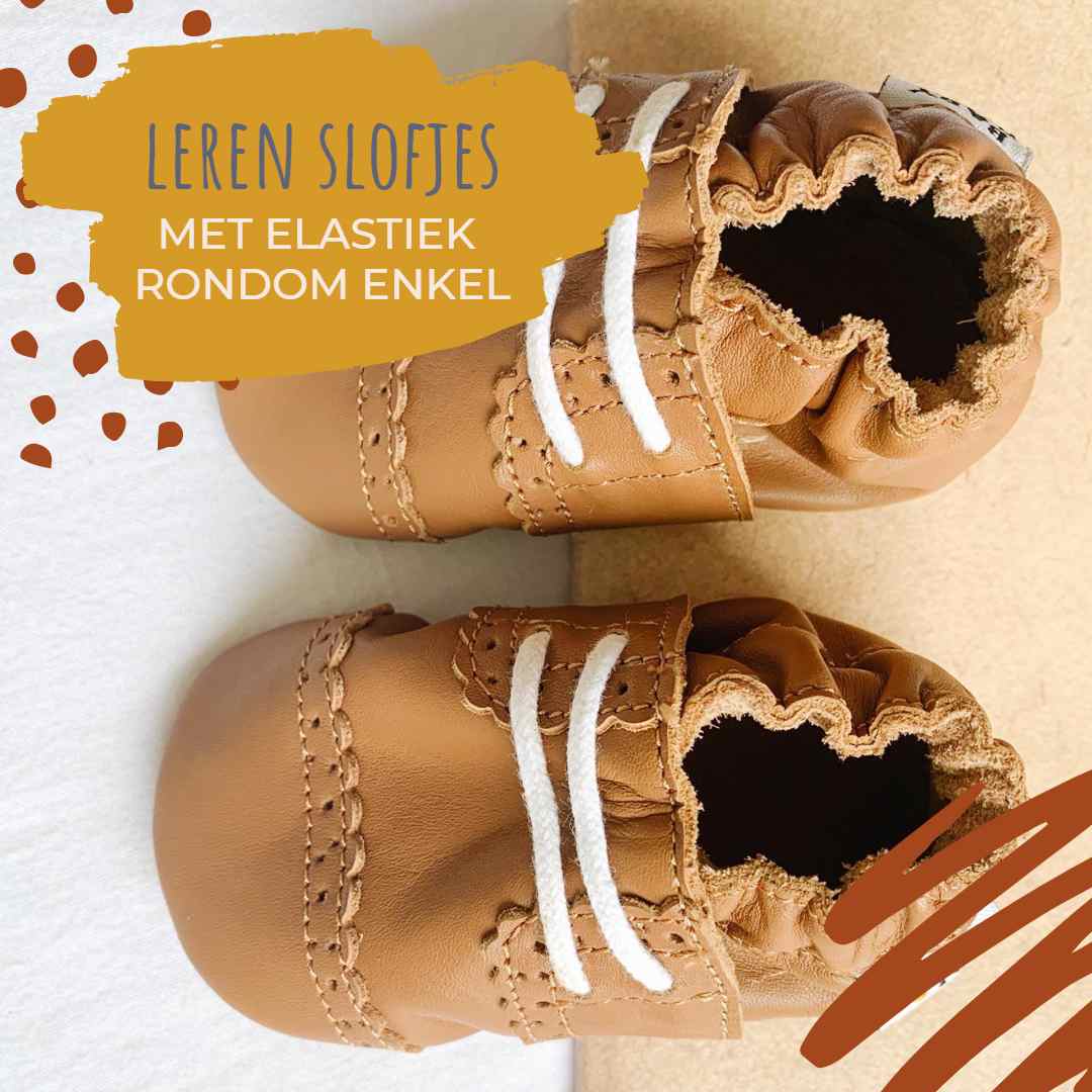 Leren babyslofjes Baby Dutch