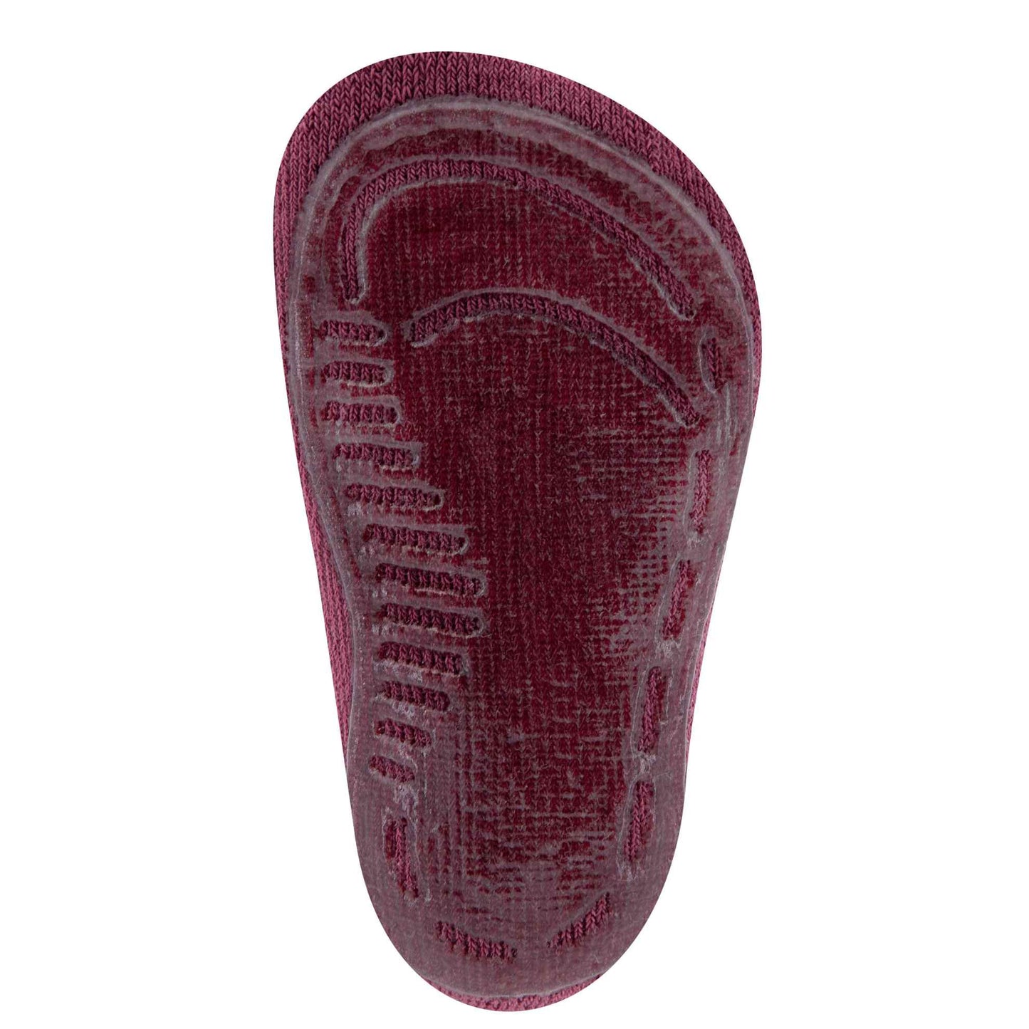 Ewers antislip sokken bordeaux paars met uil