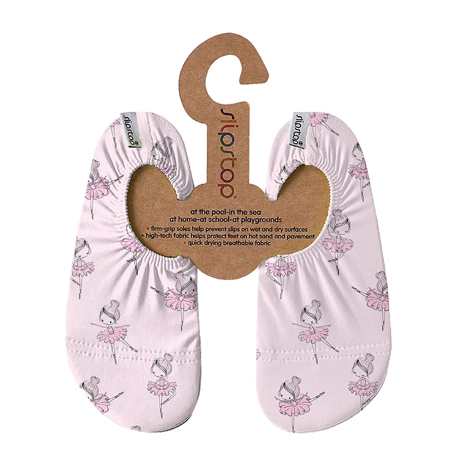 Slipstop Plie - Licht roze met ballerina
