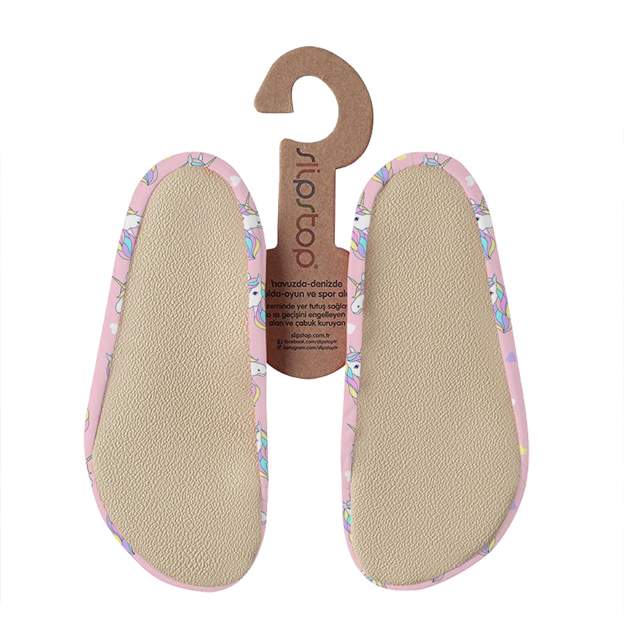 Slipstop shoes licht roze unicorn