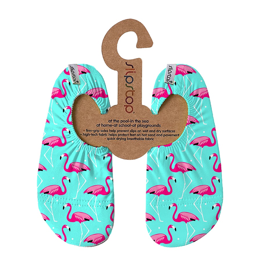 meisjes Slipstop zeegroen flamingo