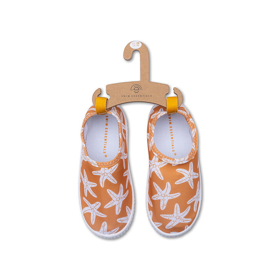 Swim Essentials zwemschoentjes sea star orange wit