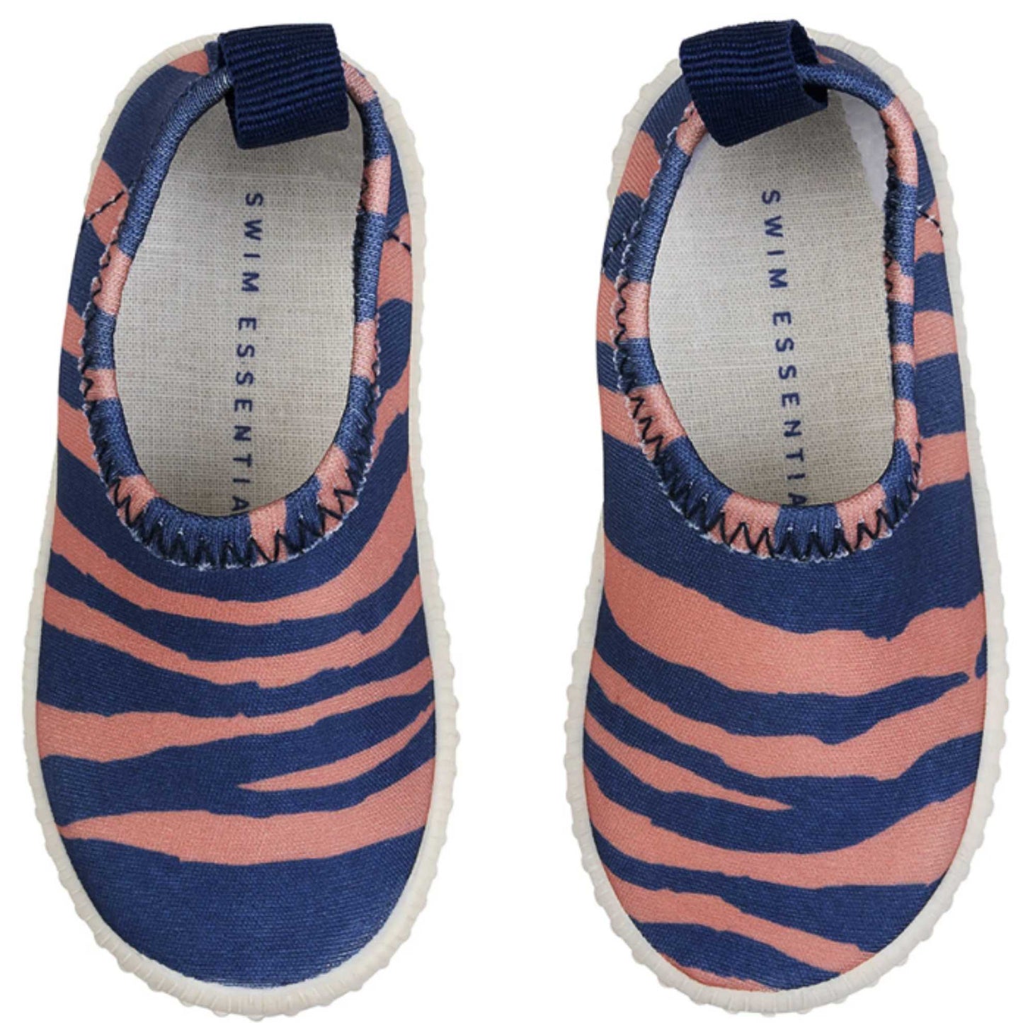 Swim Essentials zwemschoentjes blauw oranje zebra