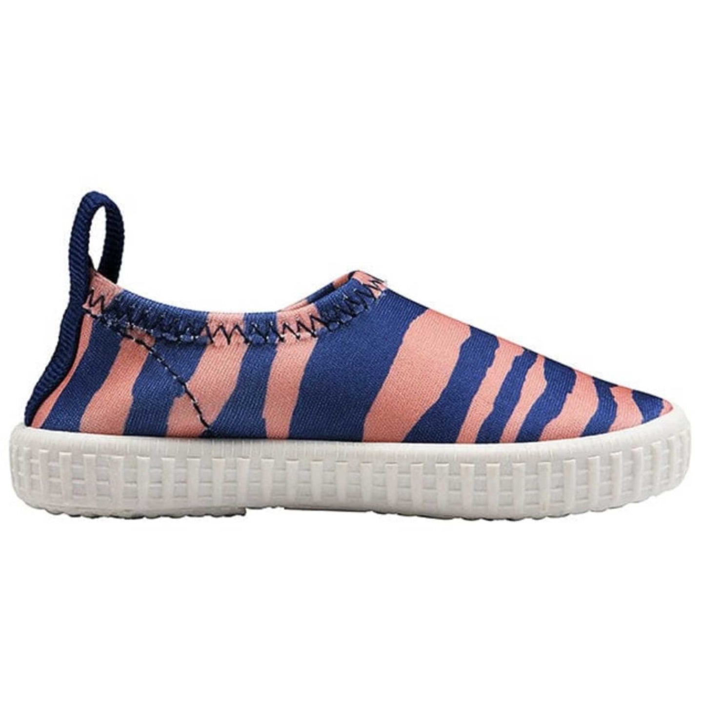 Swim Essentials zwemschoentjes unisex blauw oranje zebraprint