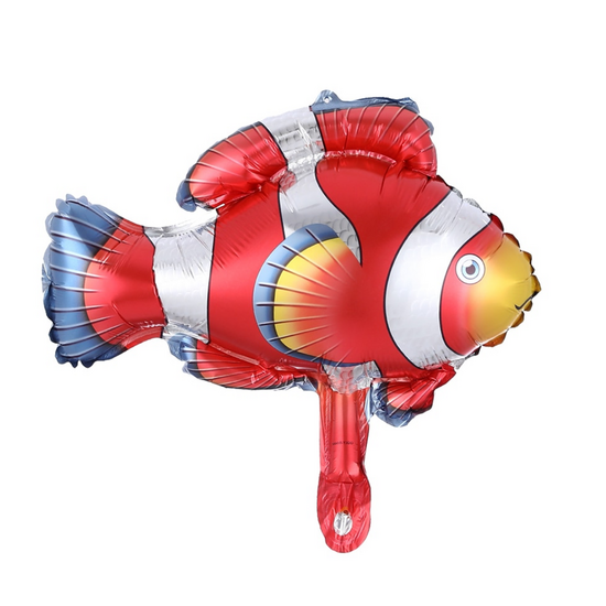 Zeedieren en vissen - helium ballonnen - folie ballon - set van 5