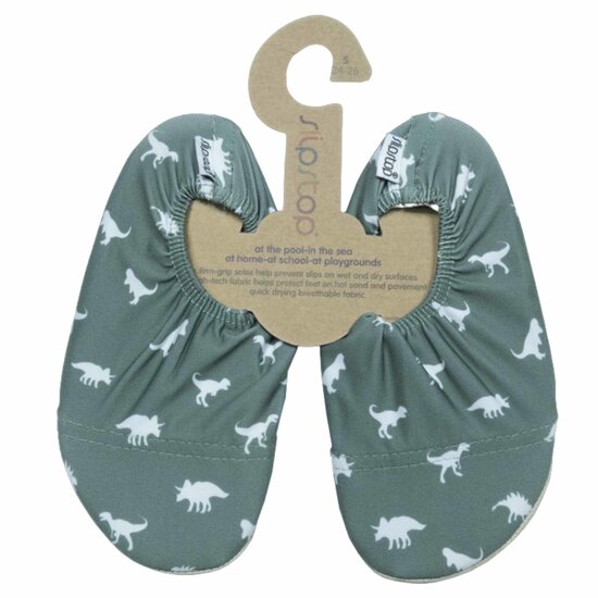 Jongens Slipstop groen dino