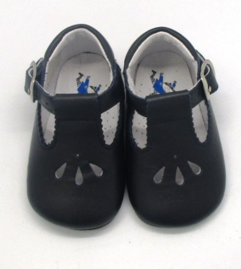 Donker blauwe babyschoentjes voor meisjes