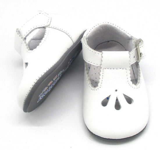 Witte babyschoentjes voor meisjes Stabifoot