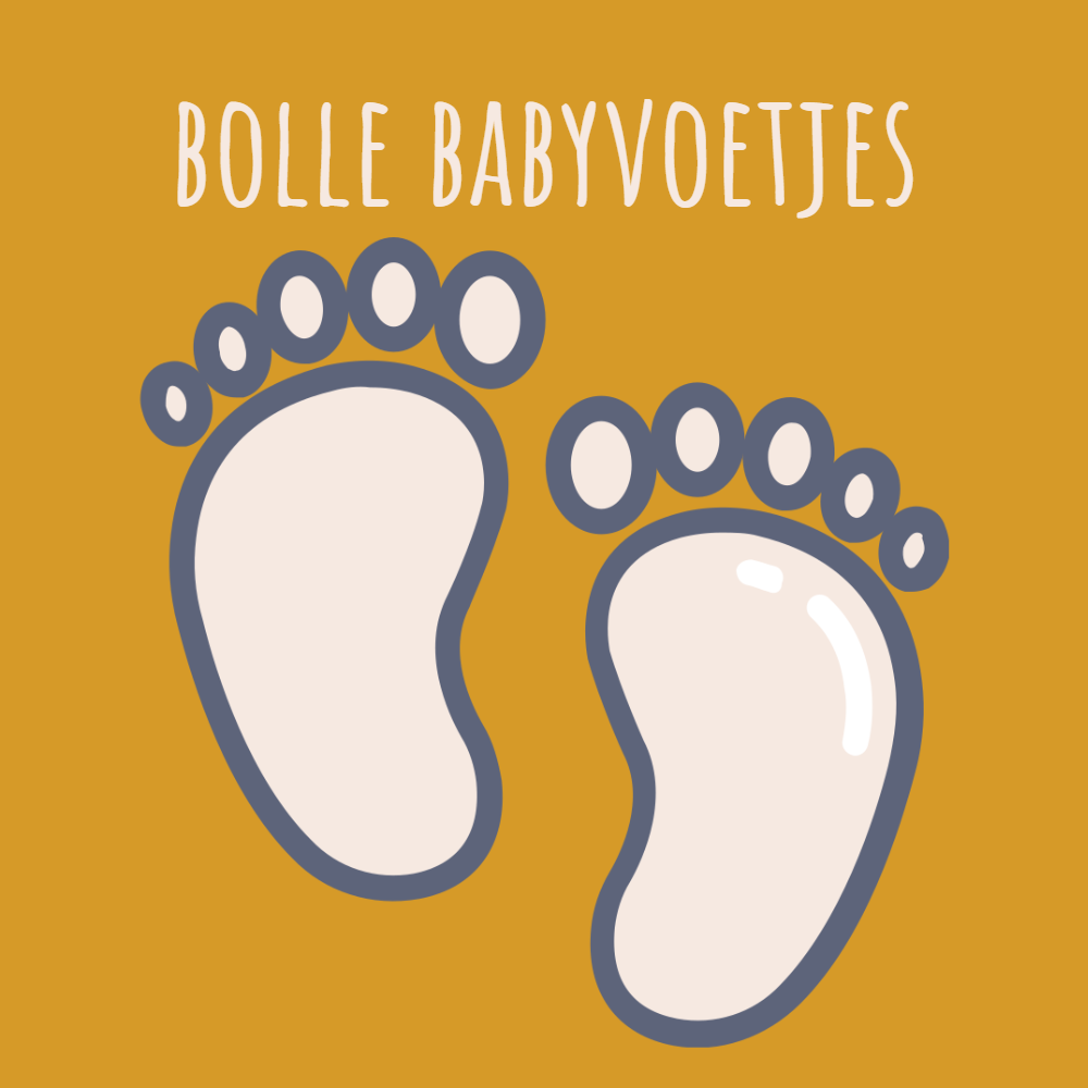 Slofjes voor babyvoetjes met hoge wreef Slofjes