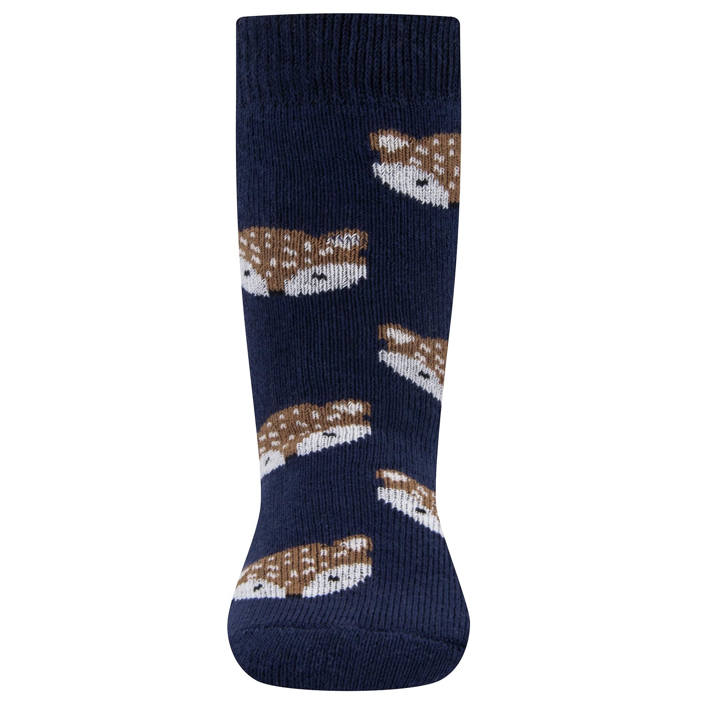 Ewers antislip sokken blauw vossen