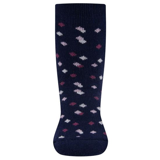 Ewers antislip zoolsokken blauw patroon