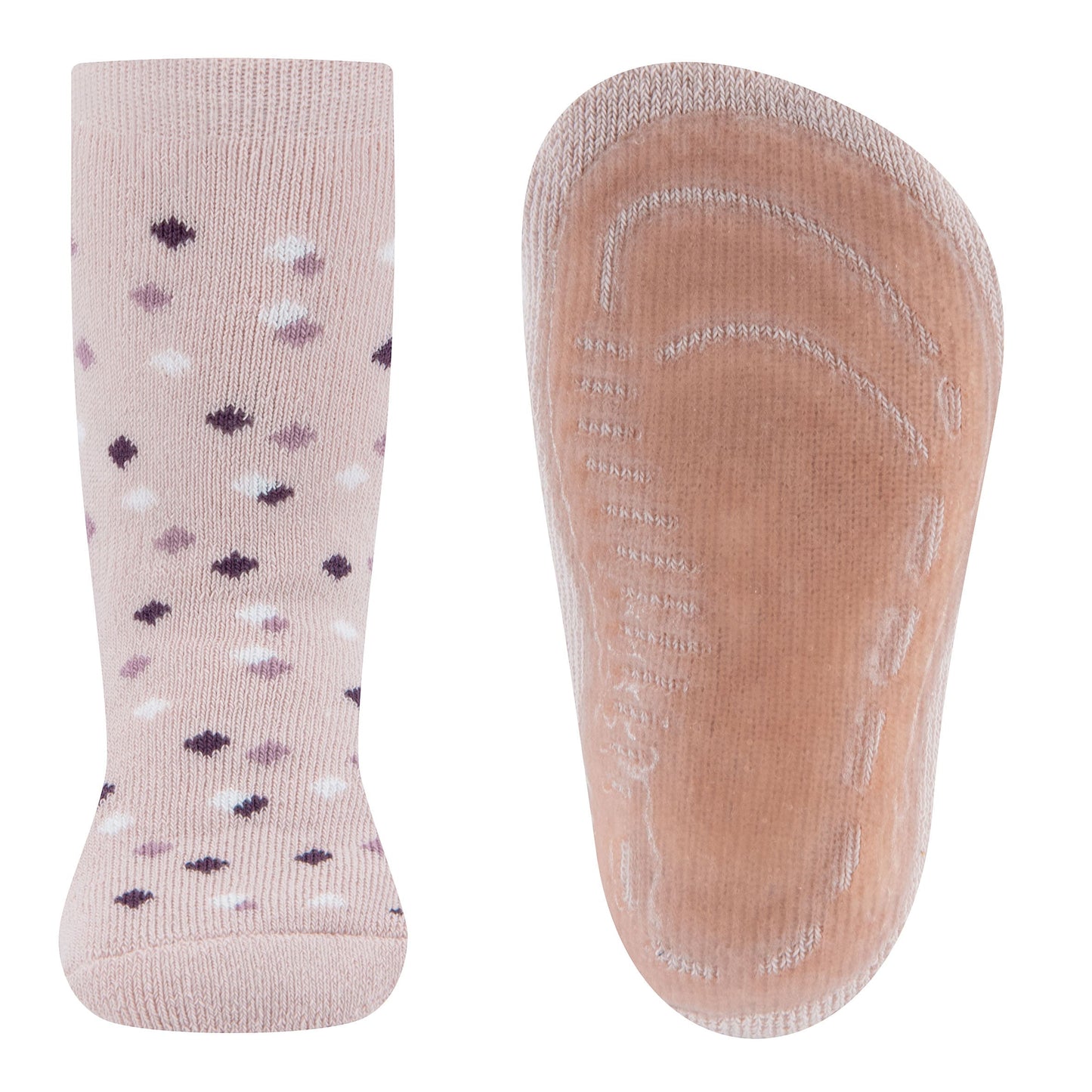 Ewers antislip sokken stipjes roze
