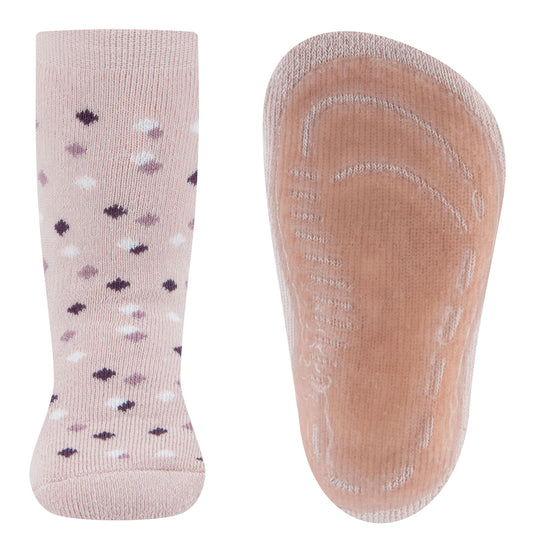 Ewers antislip sokken stipjes roze