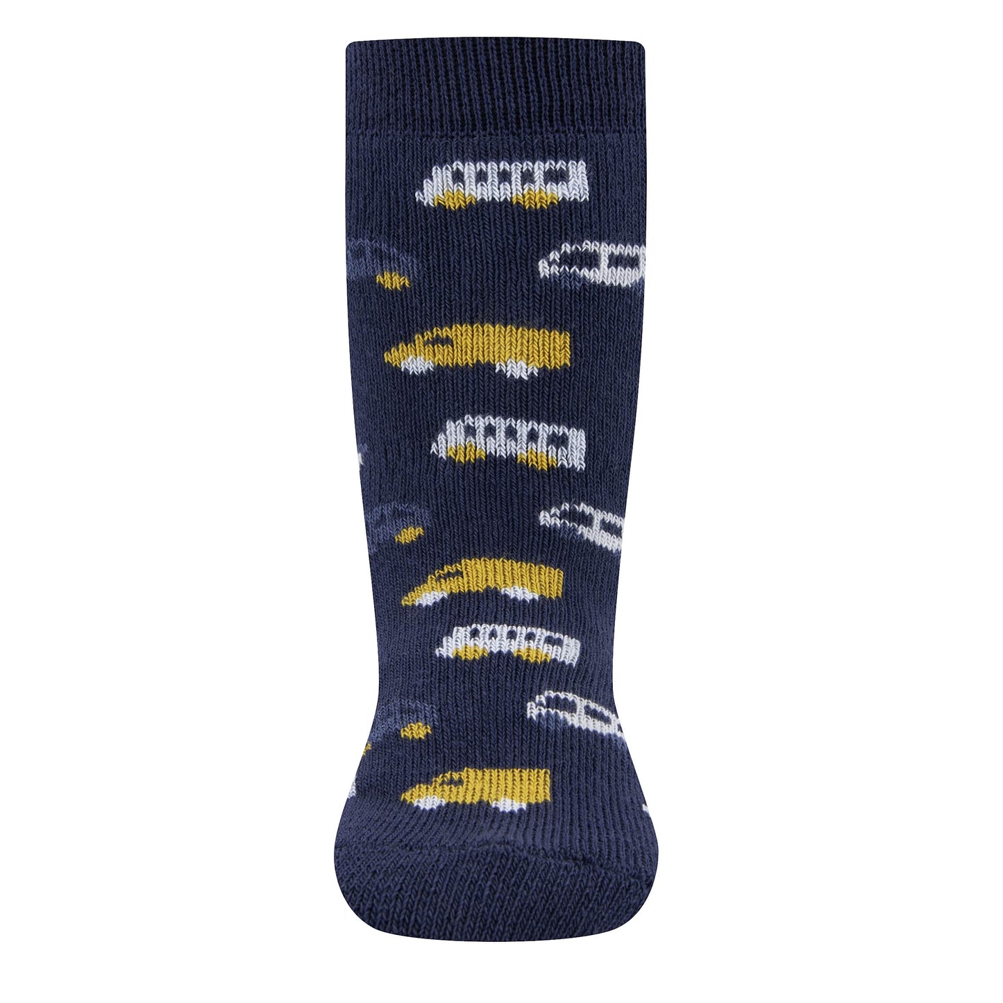 Ewers antislip zoolsokkens blauw met busjes