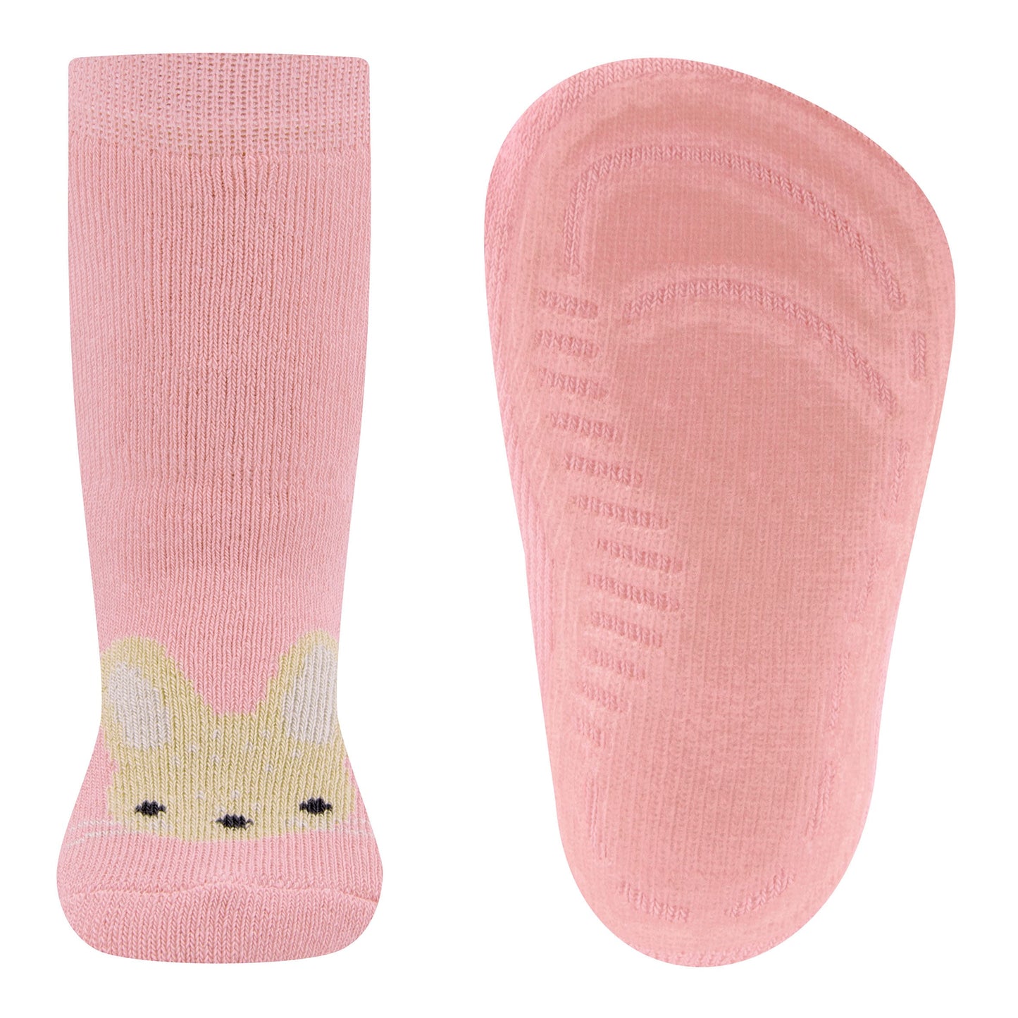 Ewers antislip sokken Konijntje roze