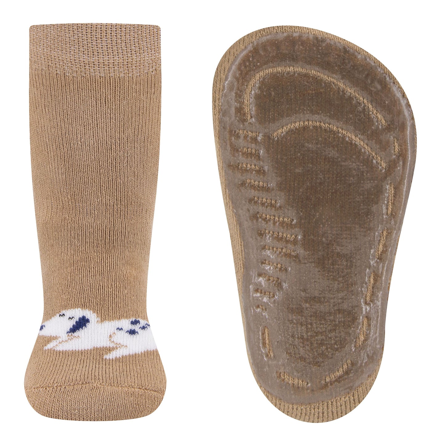Ewers antislip sokken Hondje caramel