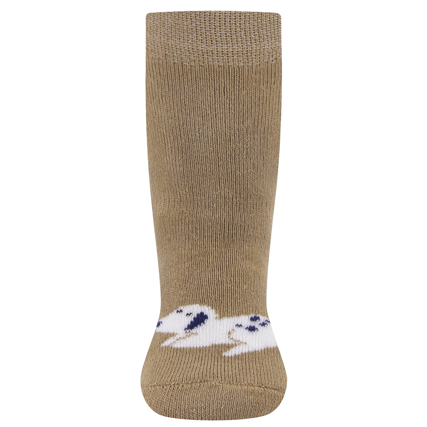 Ewers antislip sokken bruin hondje