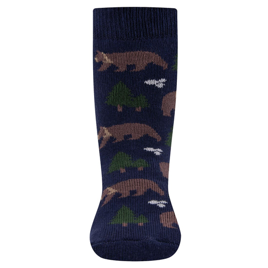 Ewers antislip sokken blauw beer