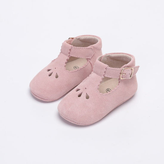 Baby Dutch schoentjes meisje Pink Suede 