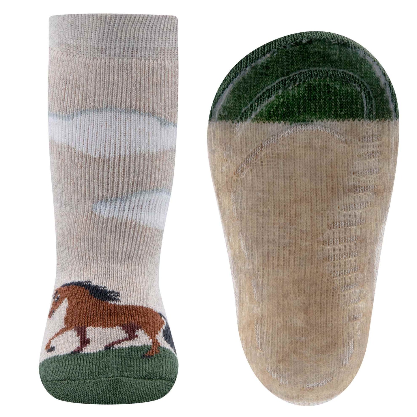 Drie Paar paarden Sokken Zonder Teennaad - Paardenprint Drie Paar paarden Sokken Zonder Teennaad - Paardenprint