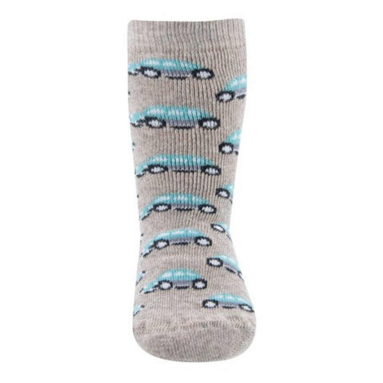 Ewers antislip sokken beige auto's kever