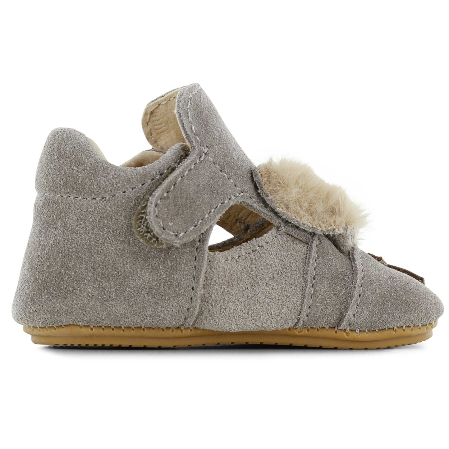 Shoesme BABY-PROOF Babyschoenen taupe met oortjes