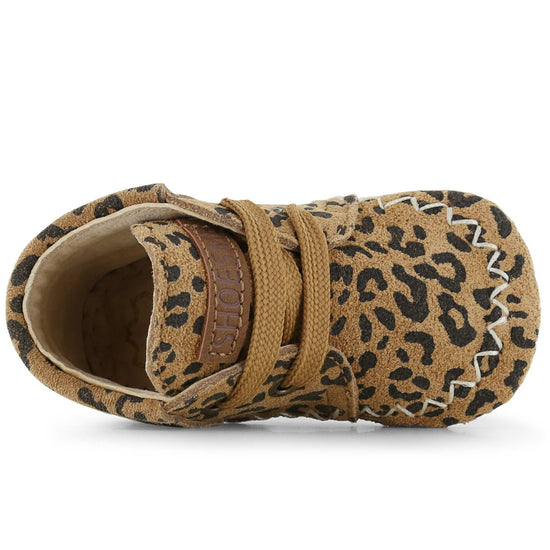 Shoesme BABY-PROOF Babyschoenen idianen franjes cognac