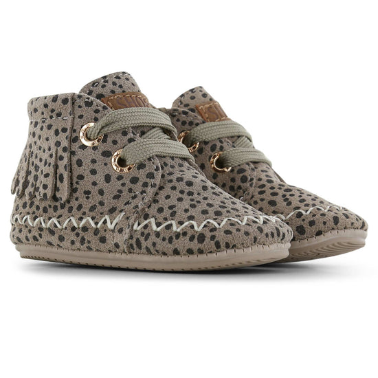 Shoesme beige babyschoentjes met stippenpatroon - Main Image
