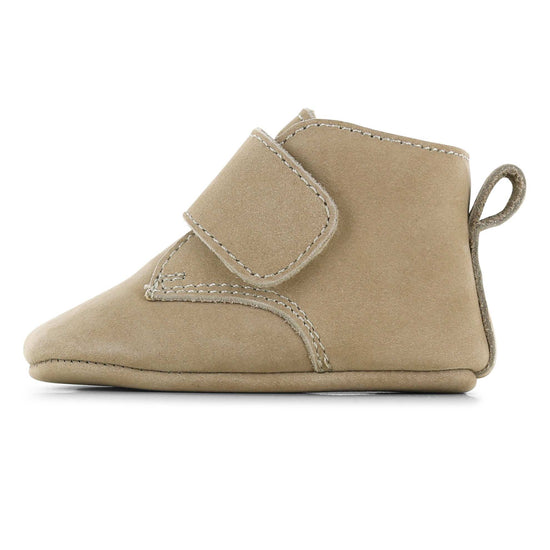 Shoesme leren babyslofjes beige