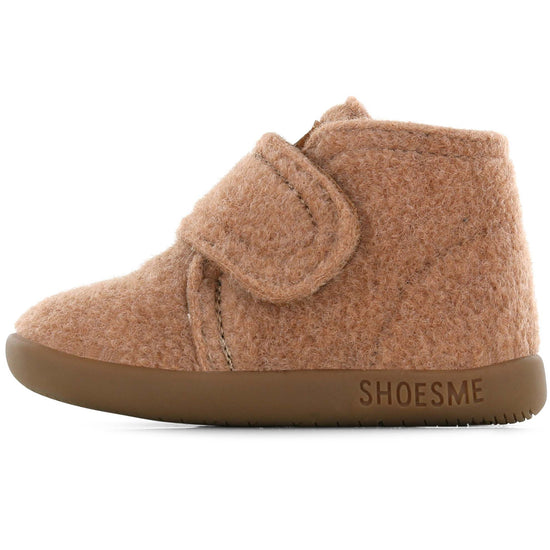 Shoesme vilten babyslofjes cognac 
 HS24W020