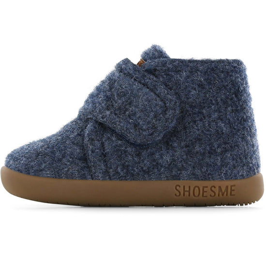 Shoesme vilten slofjes baby blauw HS24W020