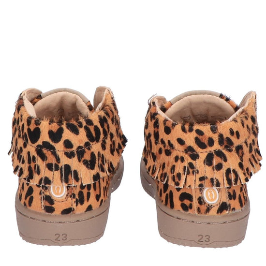 shoesme babyschoentjes meisjes cognac panter