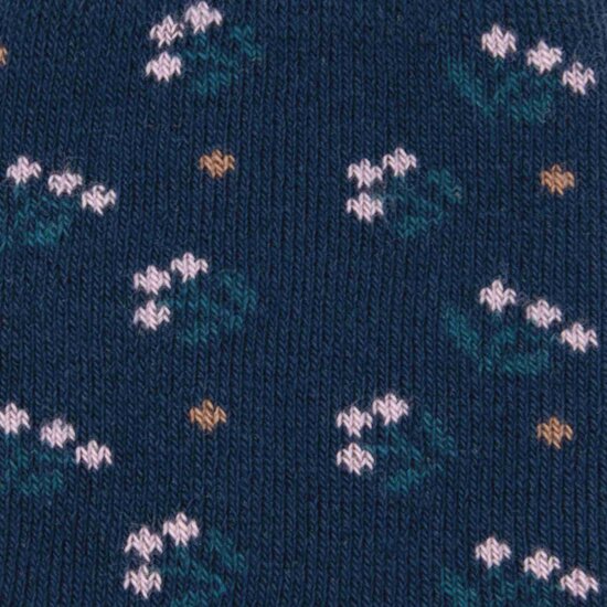 Laad afbeelding in gallerij, Ewers antislip sokken blauw bloem
