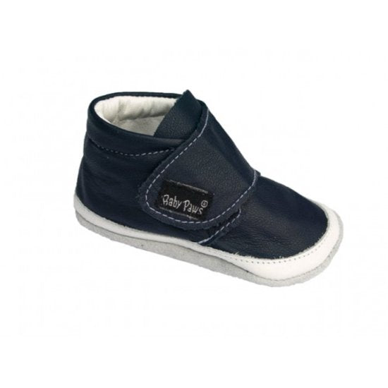 Baby Paws slofjes sneakerlook blauw wit