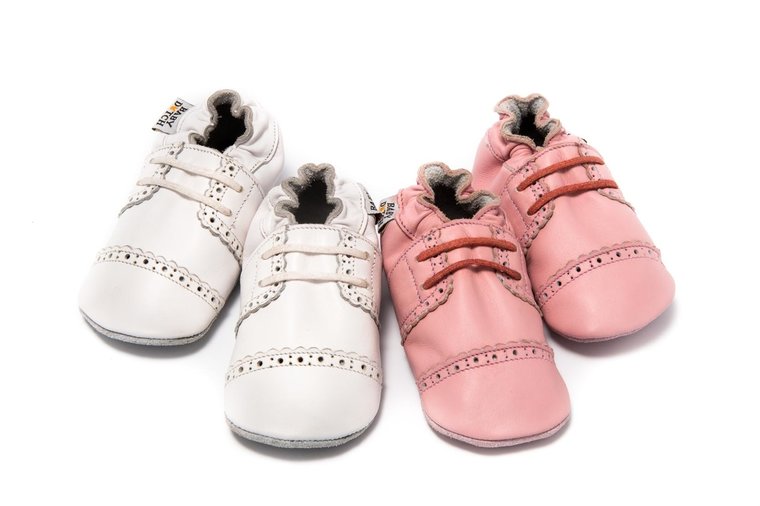 Bemesu Babyschoenen - Zachte Leren Pantoffels/kruipschoenen, Voor Jongens/meisjes 0-24 Maanden, Maat EU 18-24